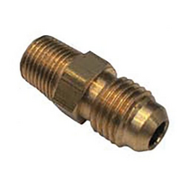 SAE 45 Degree Flare Brass Fitting, Male Union 5/16 Tube, 1/8 BSPT CARAVAN RV GAS