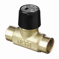 Duo Valve FxF Brass 15mm 1/2"