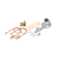 CAVAGNA LPG DUAL REGULATOR KIT UP TO 160MJ/h COPPER PIGTAILS & MANUAL