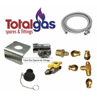 Gas Bayonet KIT + PLUS BONUS Webber BBQ 3m hose. Floor socket to suit caravans