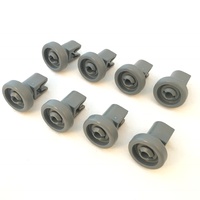 DISHLEX ELECTROLUX DISHWASHER LOWER BASKET ROLLERS PACK OF 8 PART 50286965004