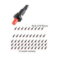 Piezo Spark Igniter  Ignition  BLACK & RED - 50 Pack