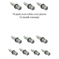 Oven Piezo Igniter Ignition - WHITE - 10 Pack - To Suit Westinghouse/Chef/Simpson 50518
