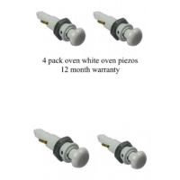 Oven Piezo Igniter Ignition - WHITE - 4 Pack - To Suit Westinghouse/Chef/Simpson 50518