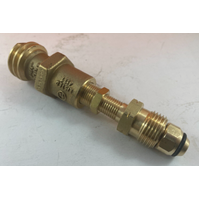 Forklift Gas Coupling to Suit 9KG & 5Kg BBQ Bottle - Male POL & 1 1/4" Male ACME