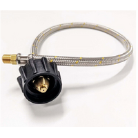 450mm Type F LCC27 Gas Hose - 1/4 MNPT Pigtail