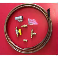 Genunie New Caravan LPG Bayonet Install Kit 2m Dust Cover Camper WeberQ 5/16 kit