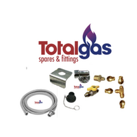 3/8 Gas Bayonet Installation Kit w/ BONUS 2m SS 3/8 Hose
