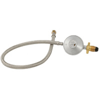 WEBER GAS REGULATOR & HOSE 3/8" SAE FEMALE FLARE 1200MM - LPG
