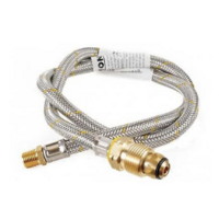 LPG Braided Gas Hose Pigtail Caravan POL 1/4 INV FLARE 600mm Caravan Accessory