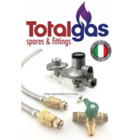 Bromic Manual Change Over LPG Gas Regulator Kit 160MJ Twin Bottle-Caravan/Home 450mm Flex Hoses