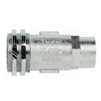 1/2" CHROME GAS WALL  BAYONET  STRAIGHT FEMALE FITTING  CARAVAN RV CAMPER