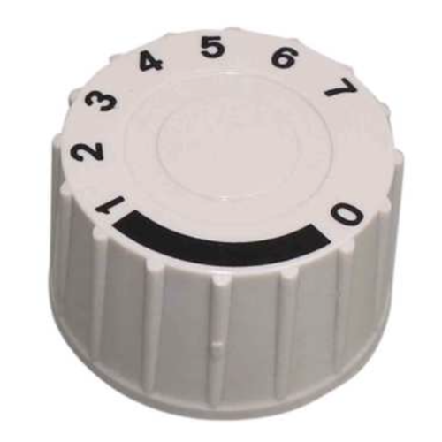 Braemar Plastic Control Knob for Minisit Gas Heater Valve SI0916111