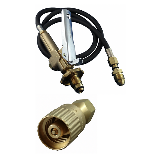 LPG Filler Gun & Hose Fork Lift. Includes Acme 1 1/4 Forklift cylinder adapter