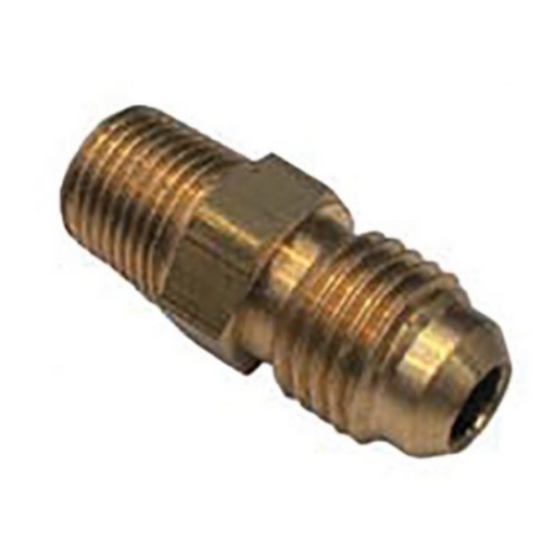 SAE 45 Degree Flare Brass Fitting, Male Union 5/16 Tube, 1/8 BSPT CARAVAN RV GAS