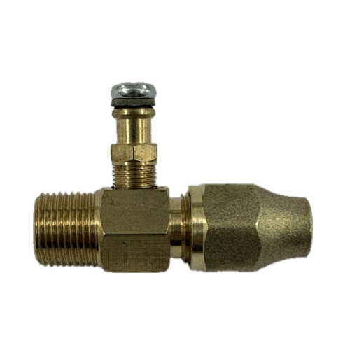 Gas Pressure Test Point 3/8 Male x 5/16 Copper Caravan Camper Trailer Motorhome RV Pop Top Campervan