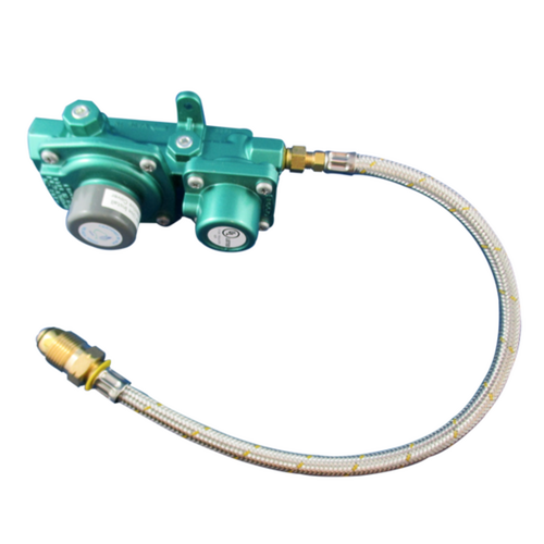 SINGLE ROCK REGULATOR WITH FLEXIBLE PIGTAIL