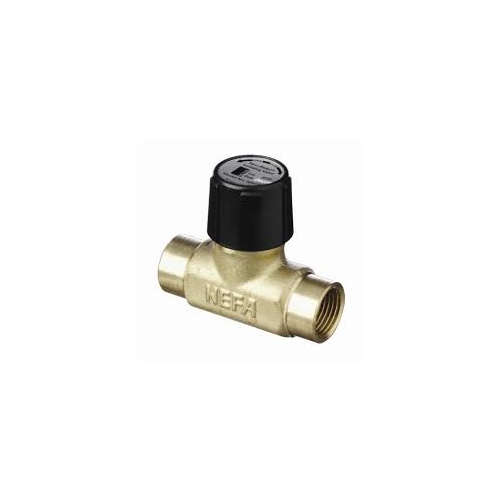 Duo Valve FxF Brass 15mm 1/2"