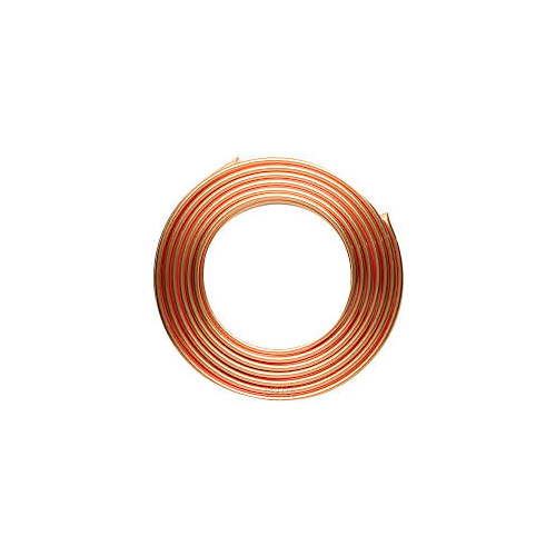 Copper Tube Annealed 10mm-18 Metre Coil 3/8