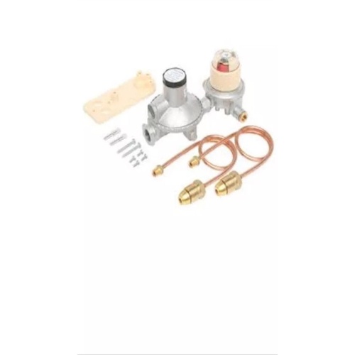 CAVAGNA Gas Double Regulator Auto & Copper Pigtail Caravans RV campers Pop Top