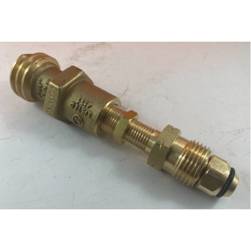 Forklift Gas Coupling to Suit 9KG & 5Kg BBQ Bottle - Male POL & 1 1/4" Male ACME