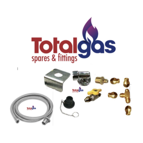 Gas Bayonet DIY Fitting Kit with 3m 3/8" Webber BBQ hose