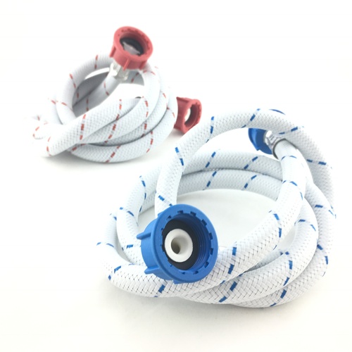 GENUINE*** WASHING MACHINE FILL INLET HOSES PAIR  BRAIDED  0571200124 0571200125