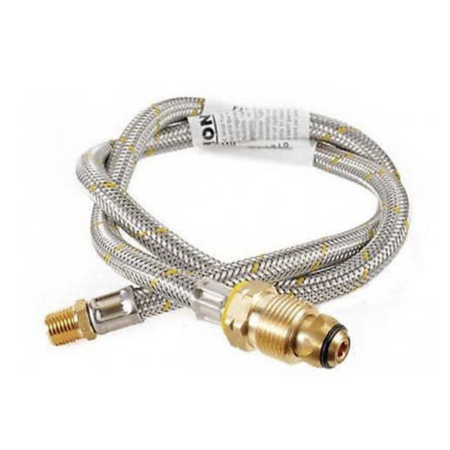 LPG Braided Gas Hose Pigtail Caravan POL 1/4 INV FLARE 600mm Caravan Accessory