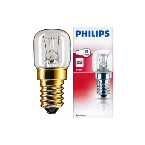 Blanco, Smeg, Philips Oven Light Globe, 15W, 300c Ask Us For All Appliance Parts