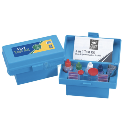 4 in 1 Test Kit - Chlorine ALK PH Aussie Gold